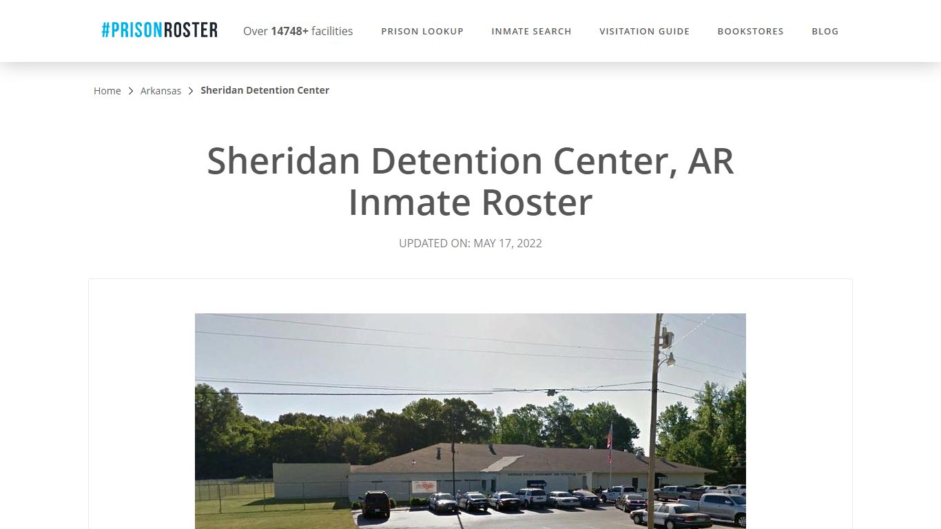 Sheridan Detention Center, AR Inmate Roster